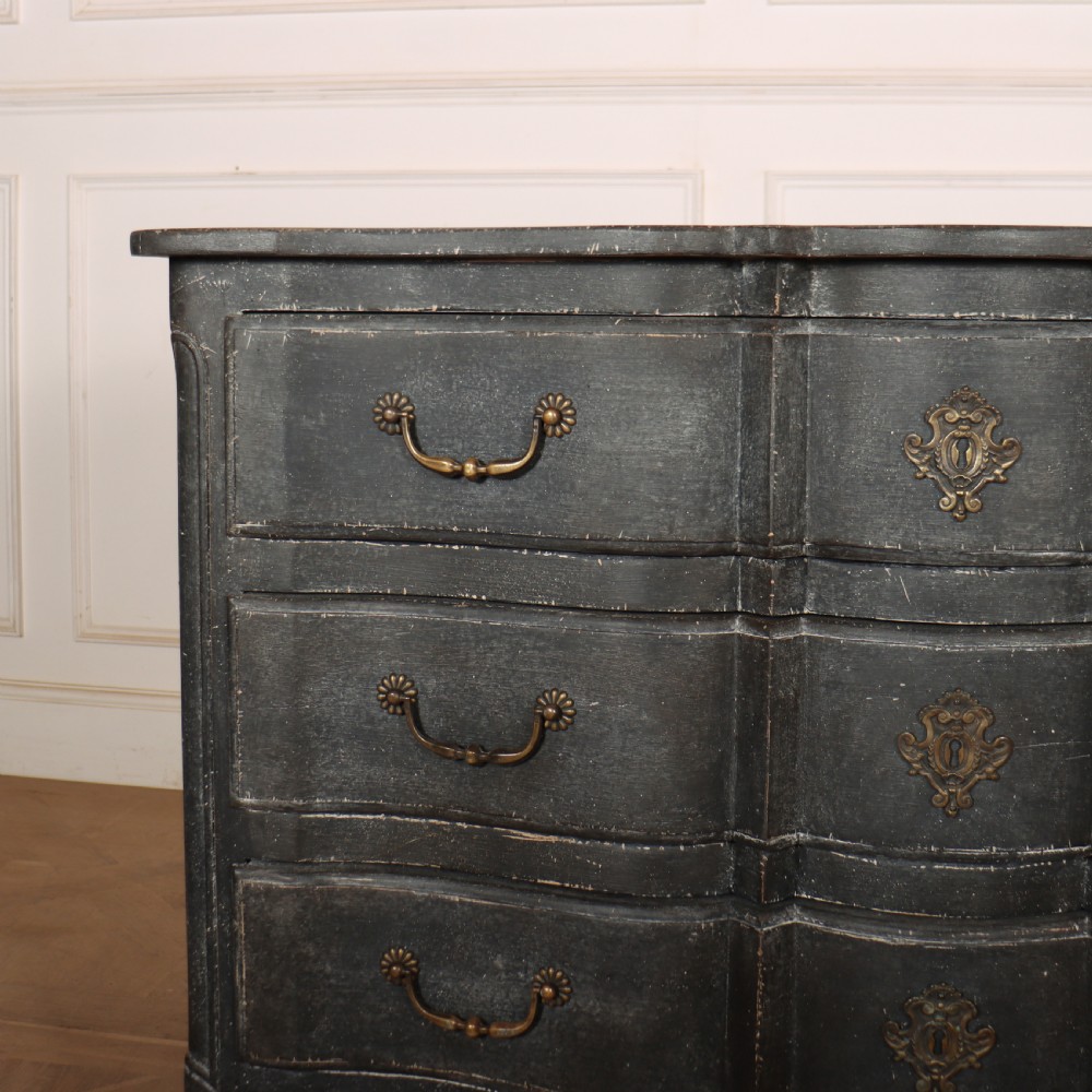 French Painted Serpentine Commode View II