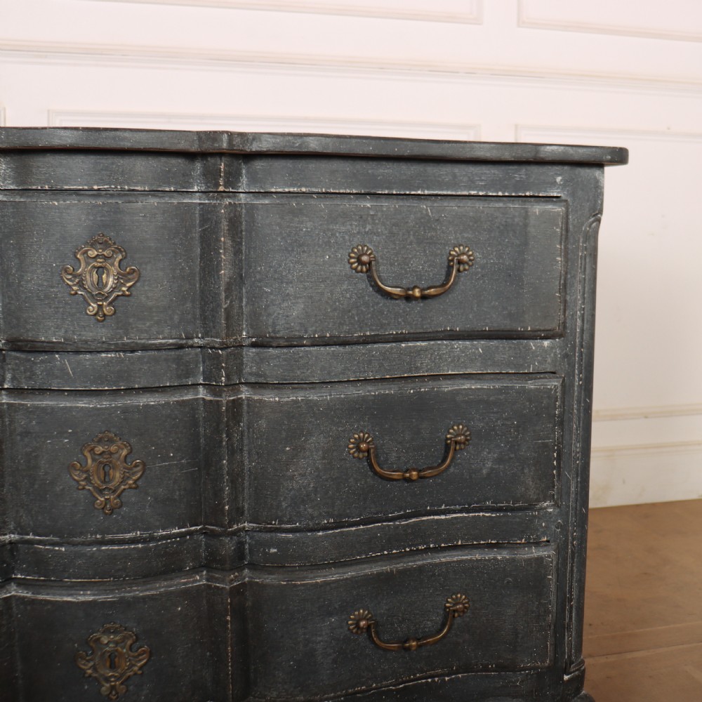 French Painted Serpentine Commode View III