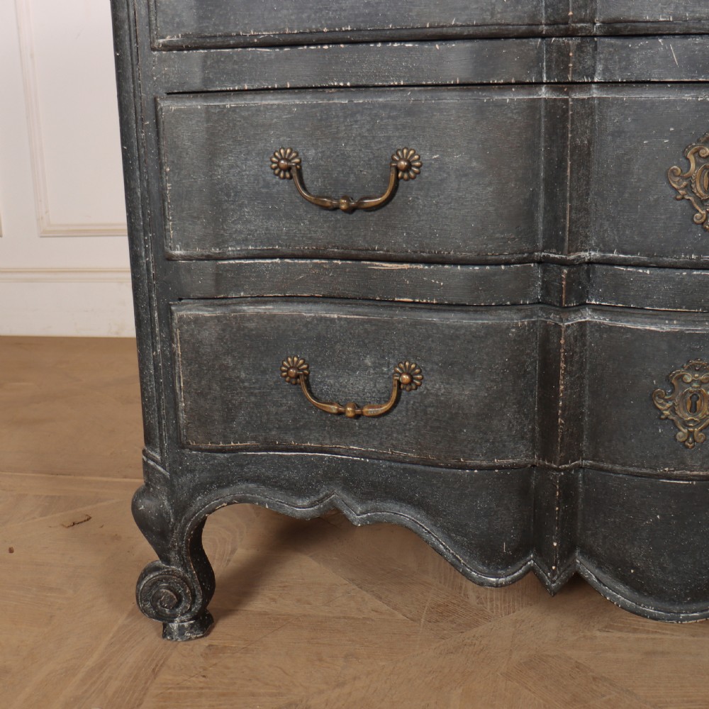 French Painted Serpentine Commode View VI