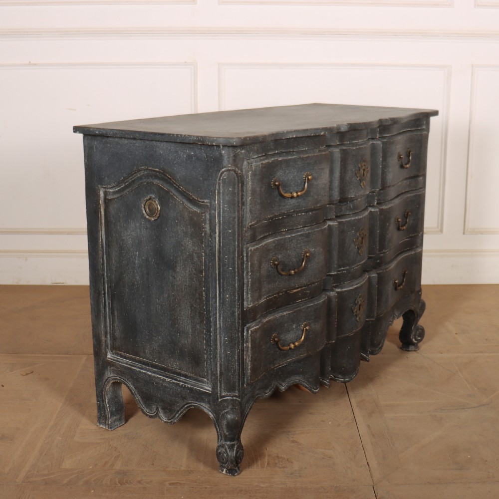 French Painted Serpentine Commode View VIII