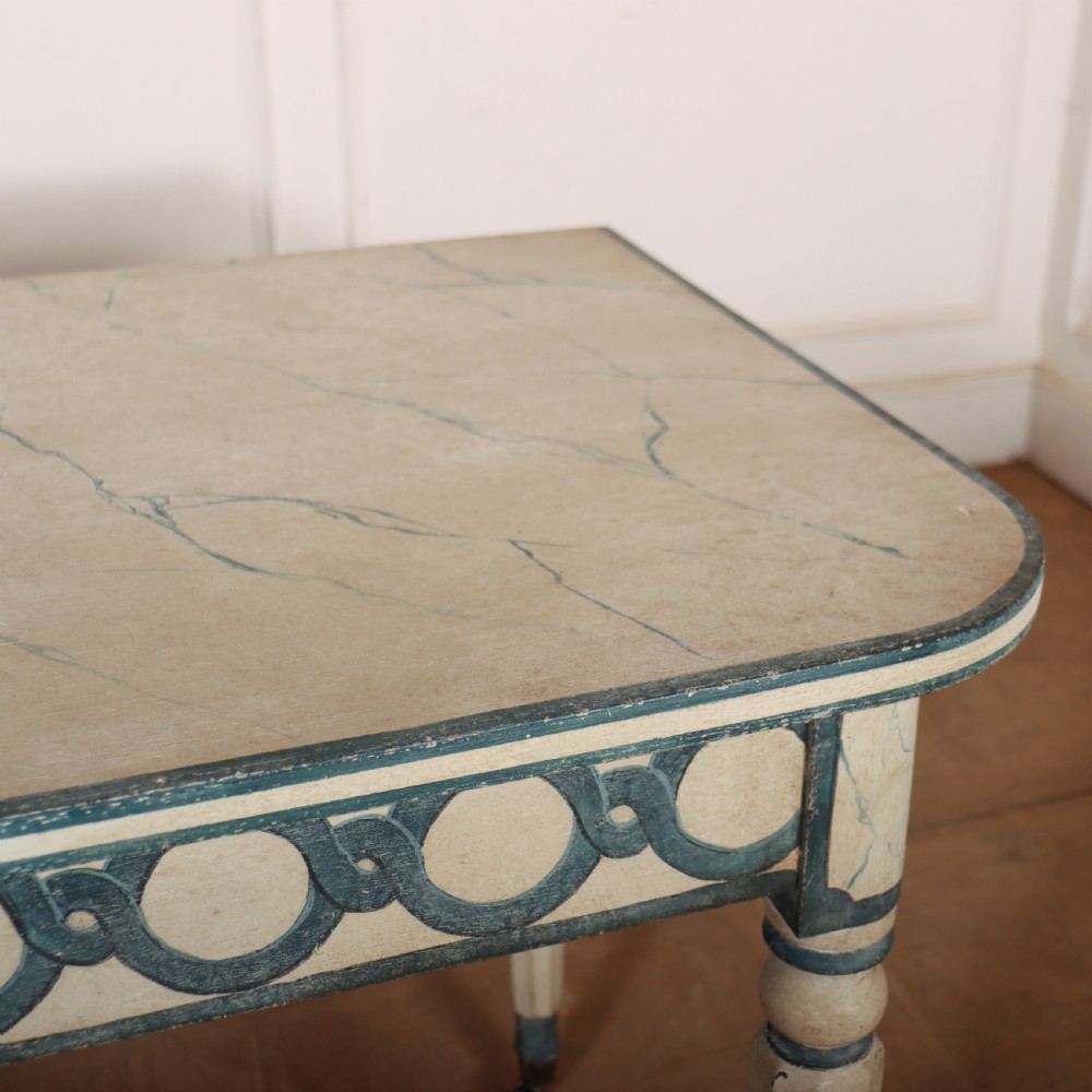 Pair of English Painted Console Tables View VIII