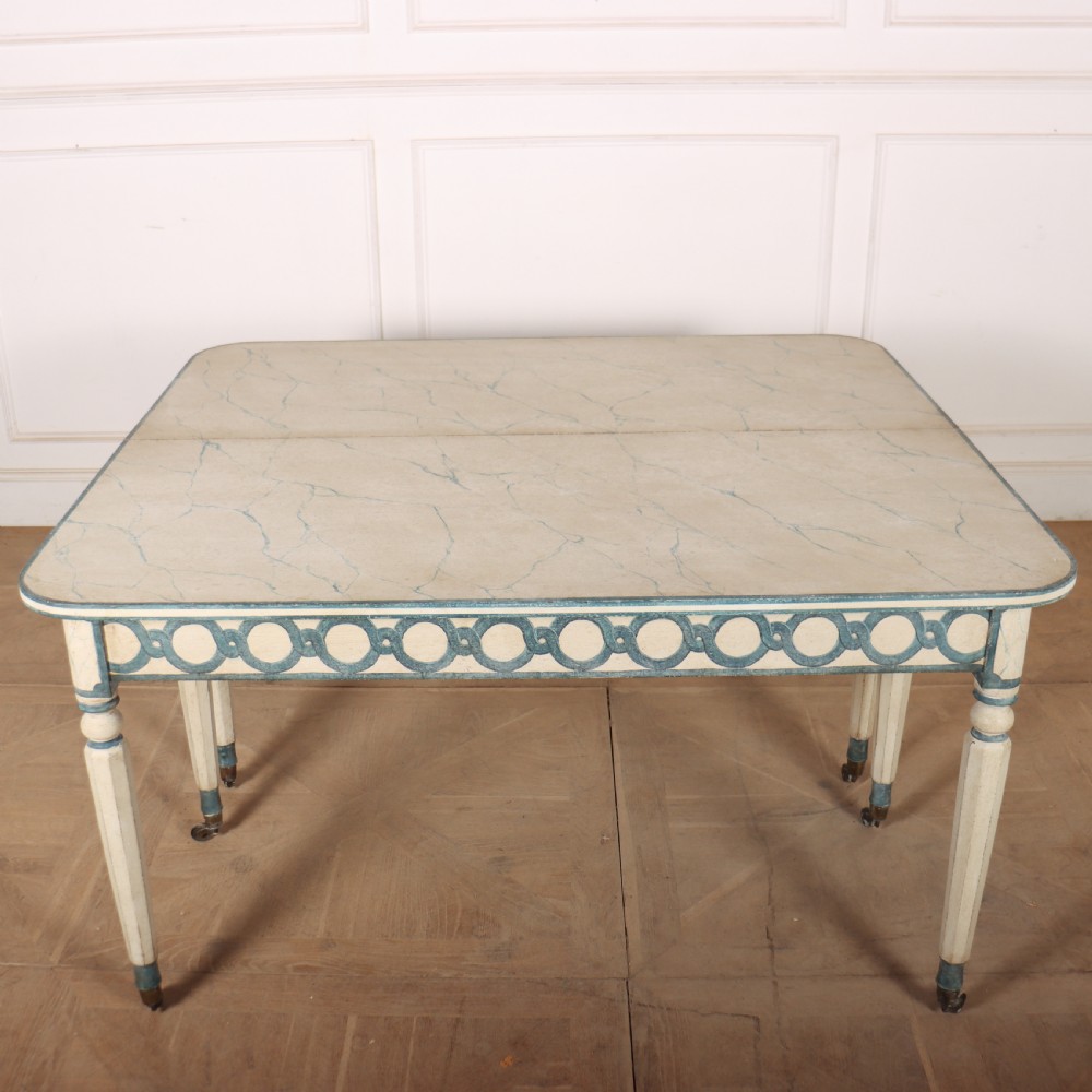 Pair of English Painted Console Tables View X
