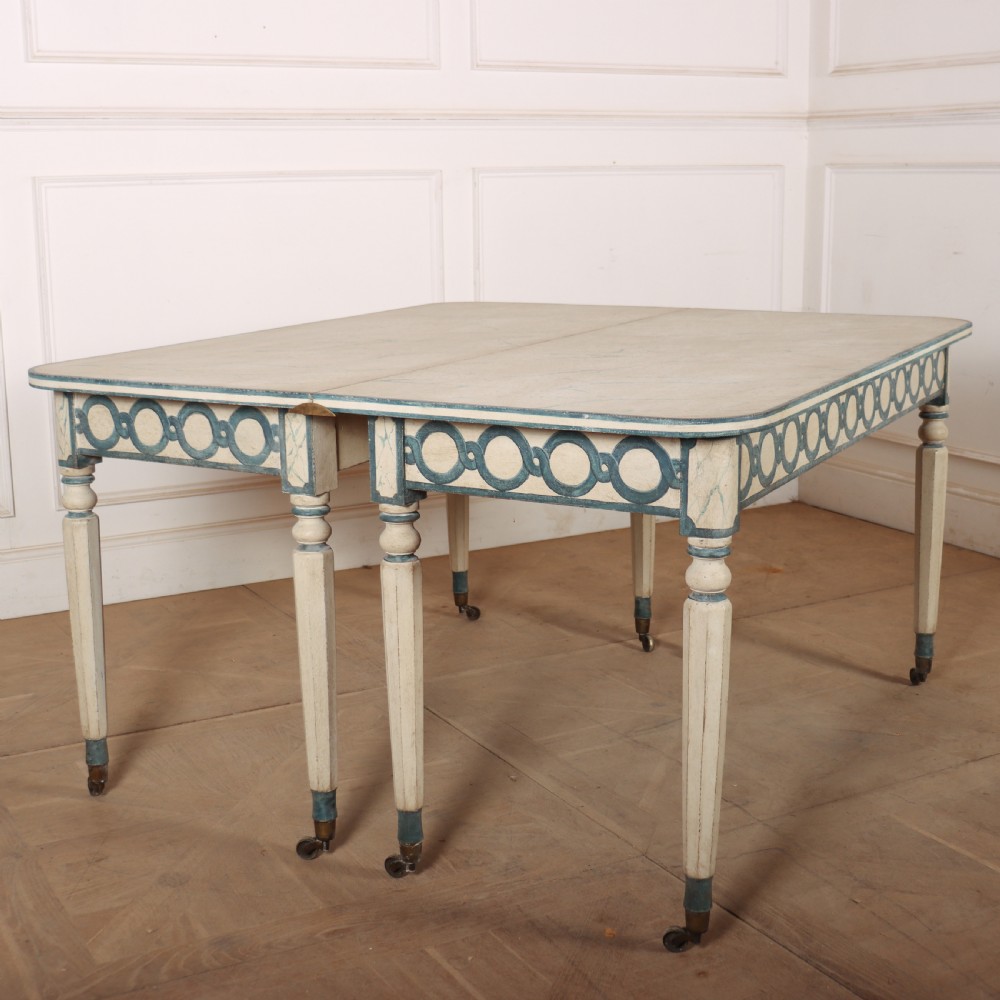 Pair of English Painted Console Tables View XI