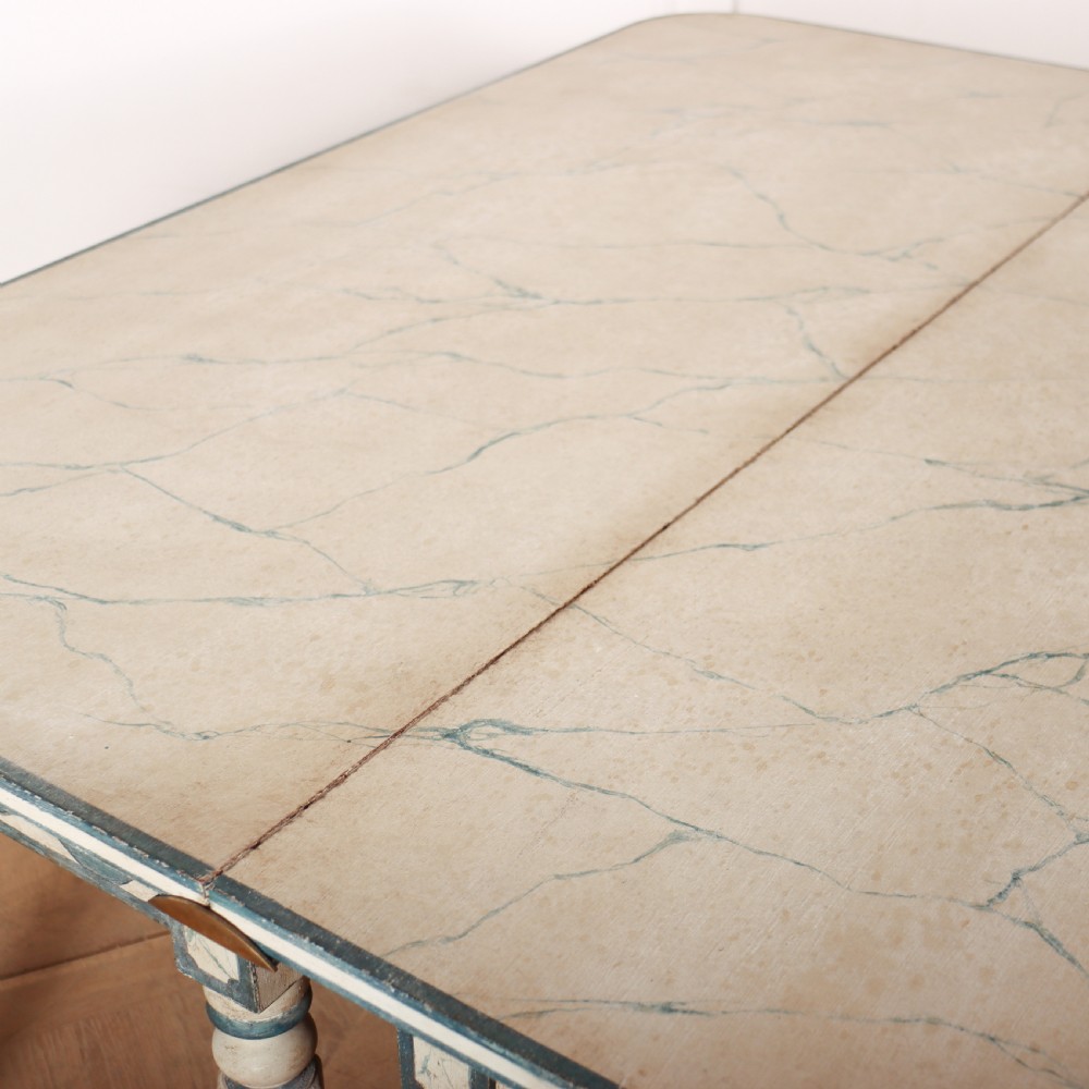Pair of English Painted Console Tables View XII