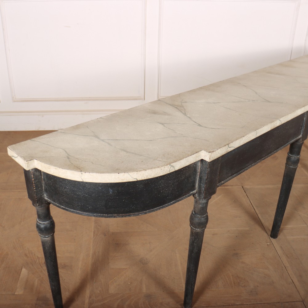 19th Century English Painted Console Table View V