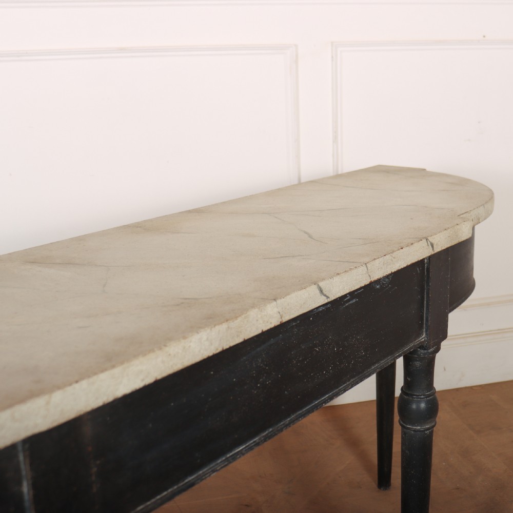 19th Century English Painted Console Table View VI