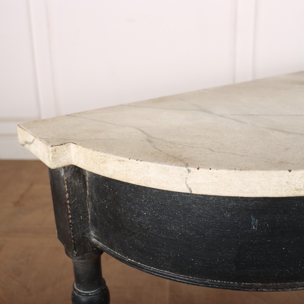 19th Century English Painted Console Table View VII