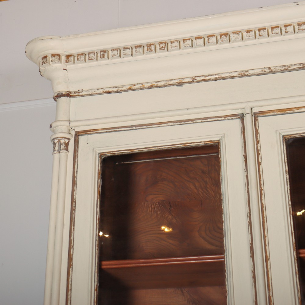 Stunning French Original Painted Bookcase View V