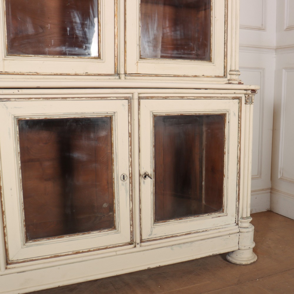 Stunning French Original Painted Bookcase View VI