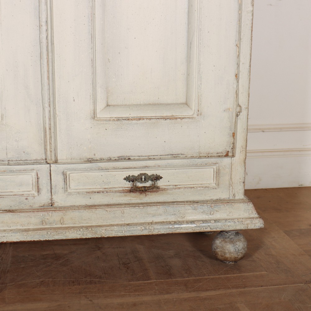 Swedish Painted Linen Cupboard View III