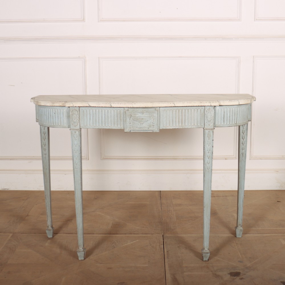Adam Style Painted Console Table
