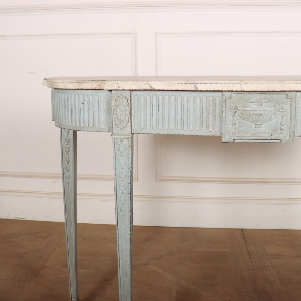 Adam Style Painted Console Table View II