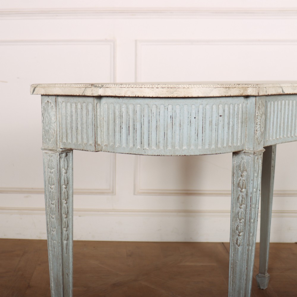 Adam Style Painted Console Table View VII