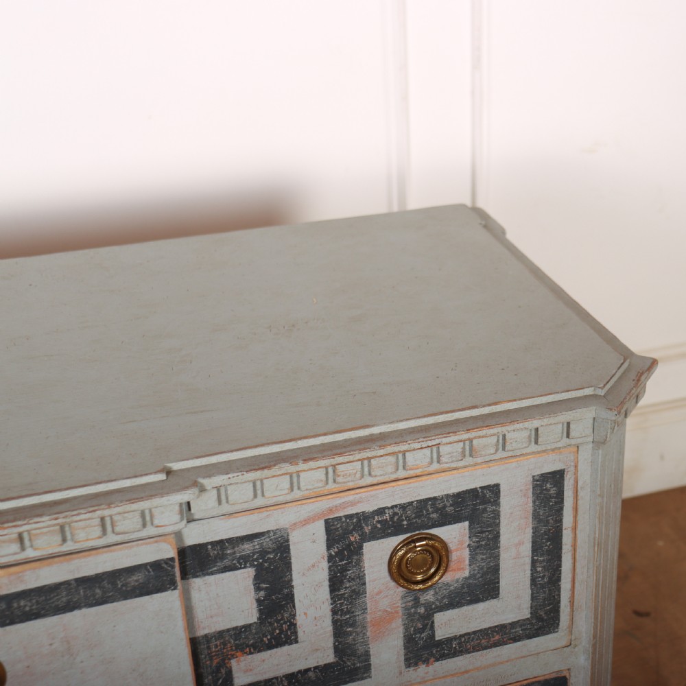 Pair of Swedish Painted Commodes View XI