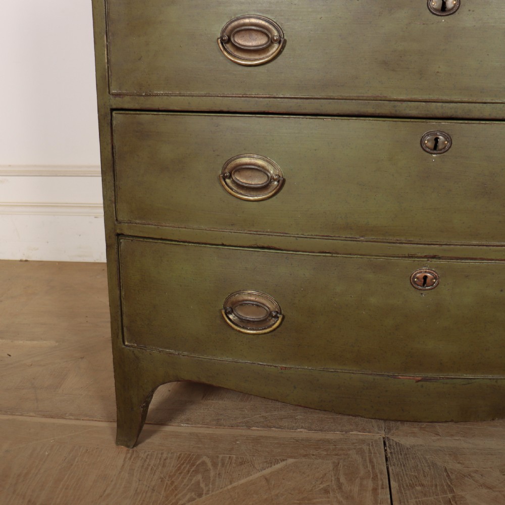 Painted Bowfront Chest of Drawers View III