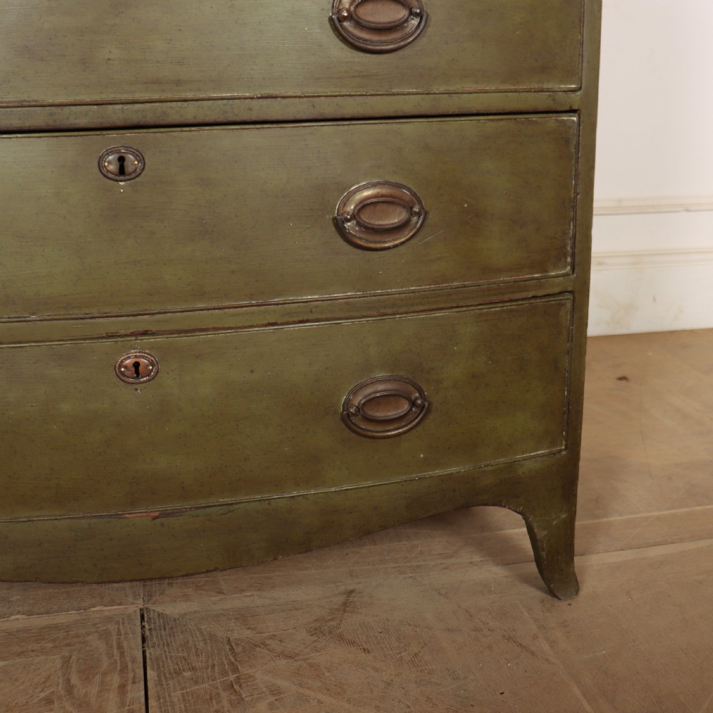 Painted Bowfront Chest of Drawers View V