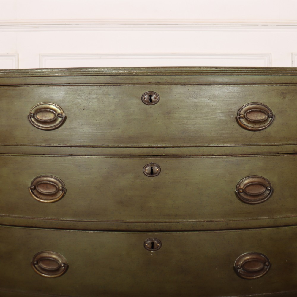 Painted Bowfront Chest of Drawers View VI