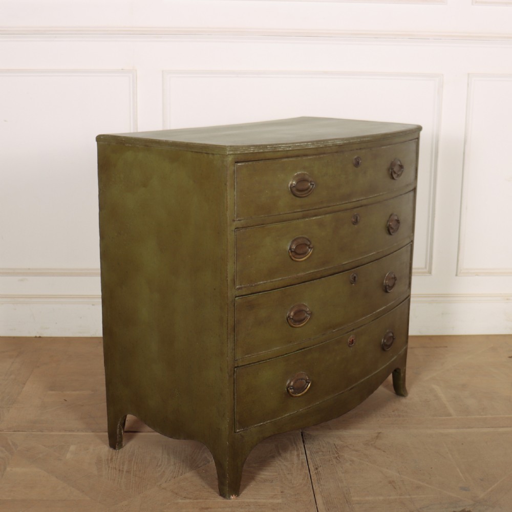 Painted Bowfront Chest of Drawers View VII
