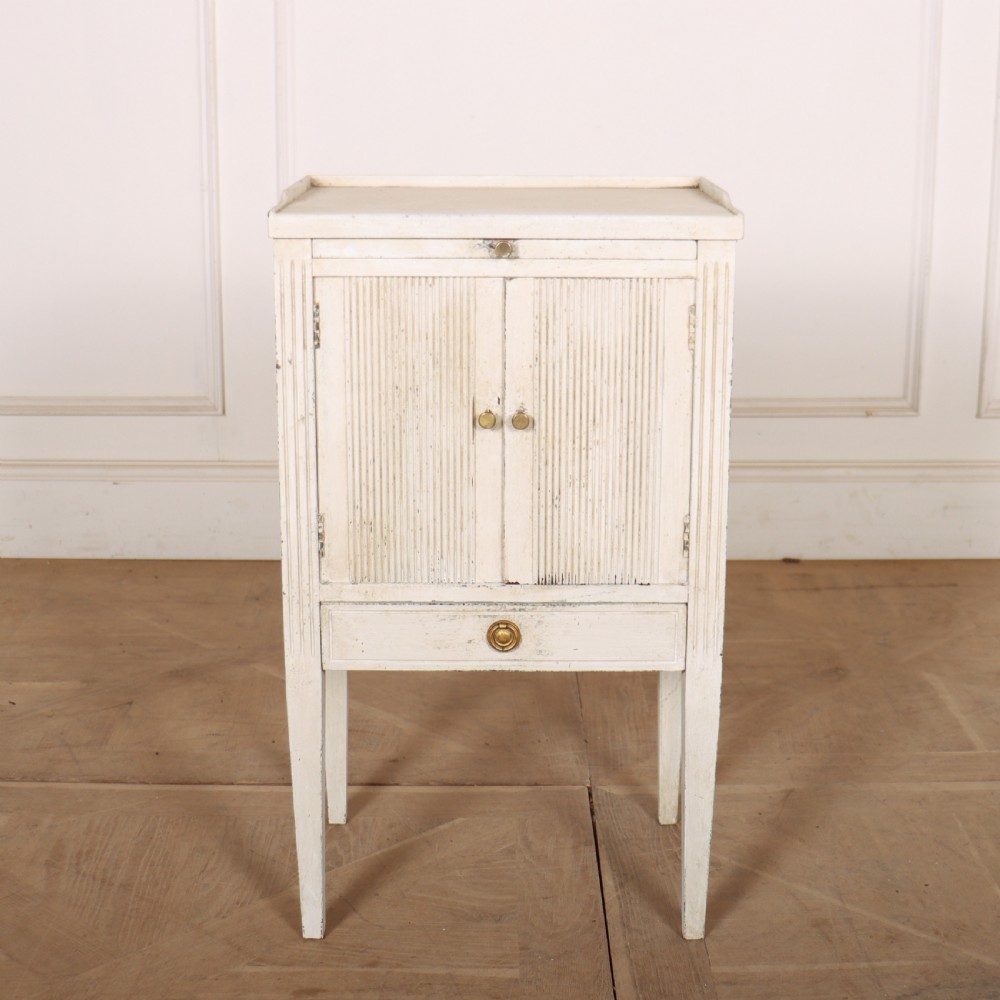 Swedish Painted Bedside Cupboard