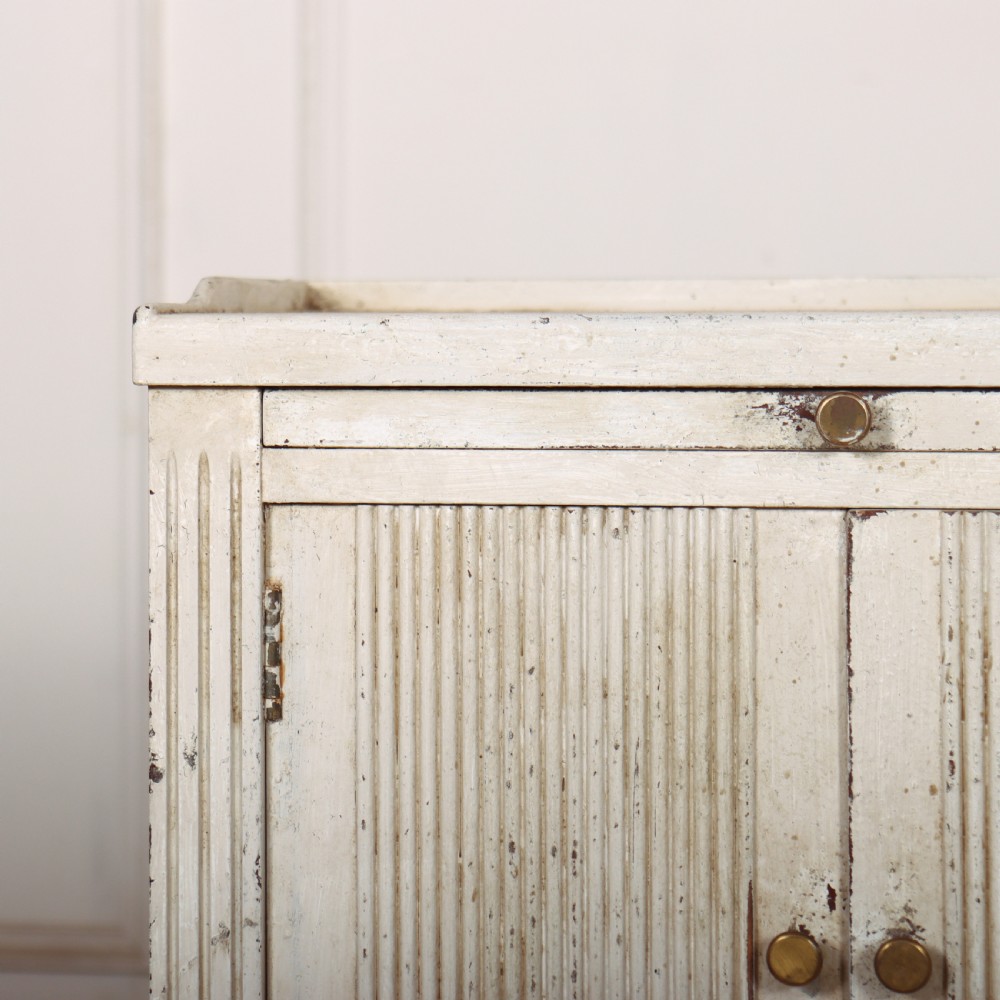Swedish Painted Bedside Cupboard View V