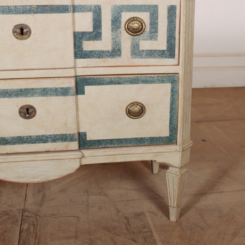 Pair of Swedish Painted Commodes View V