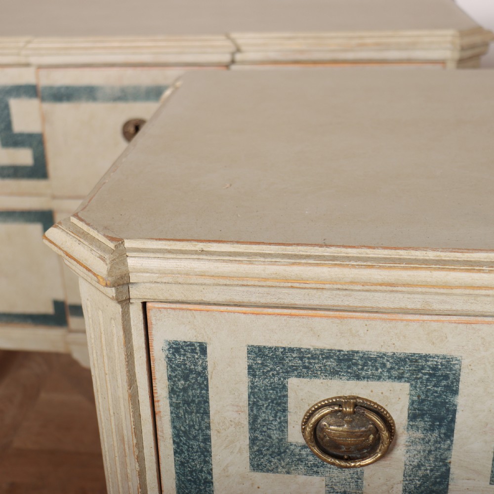 Pair of Swedish Painted Commodes View IX