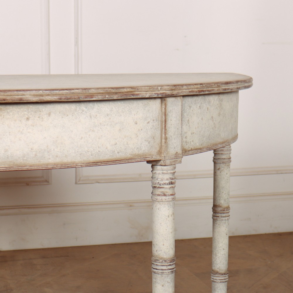 Pair of English Painted Console Table View III