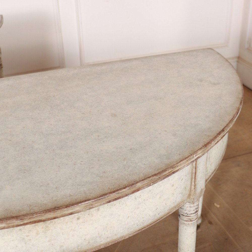 Pair of English Painted Console Table View VII
