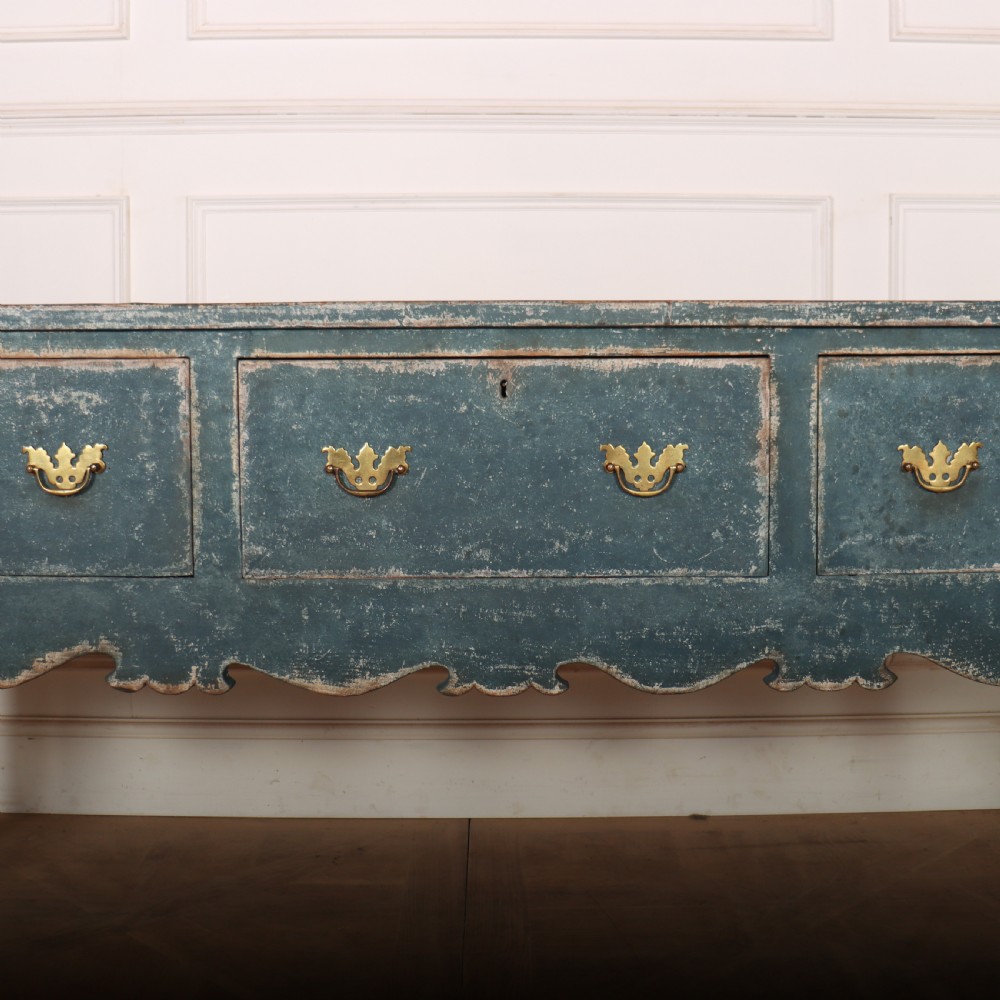 18th Century Painted Dresser Base View II