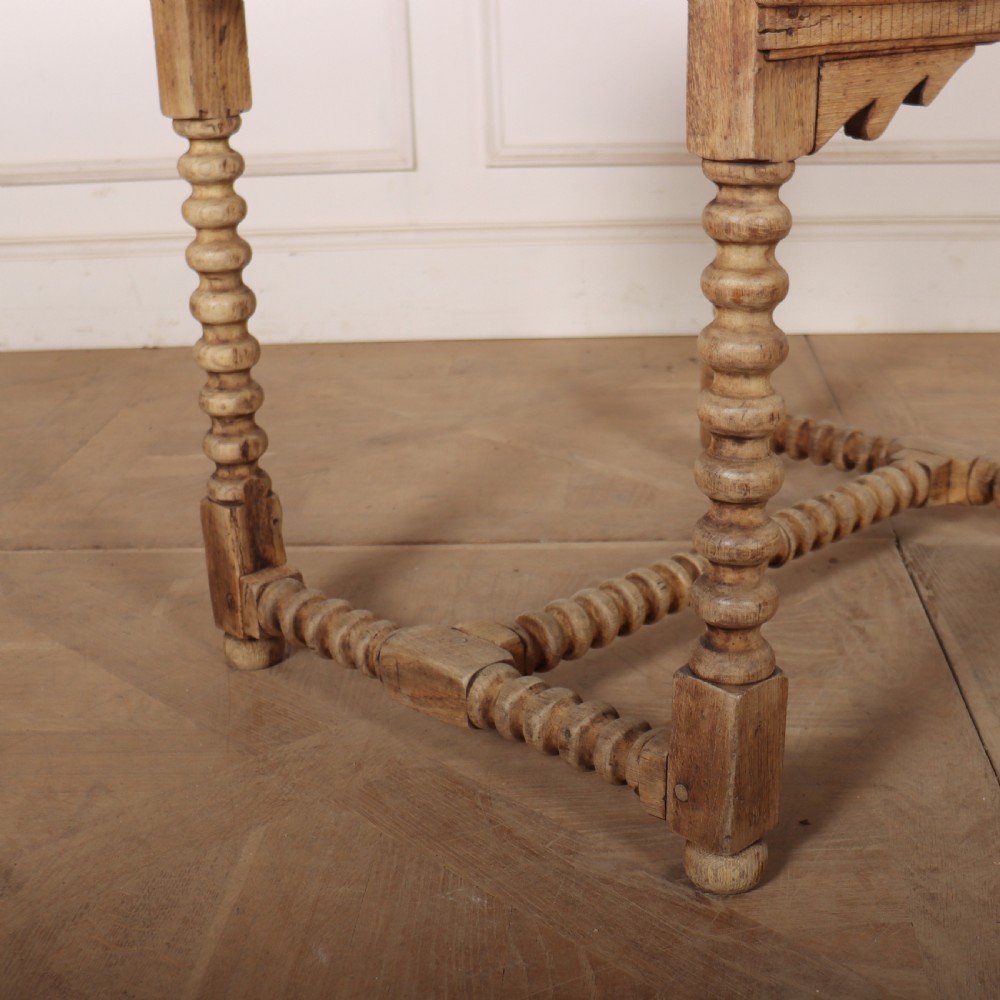 English Bleached Oak Lamp Table View VIII