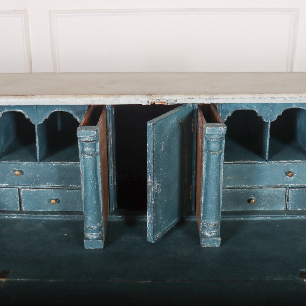 English Painted Writing Bureau View IV