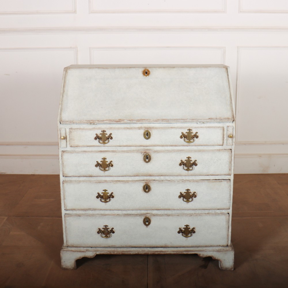 English Painted Writing Bureau View V
