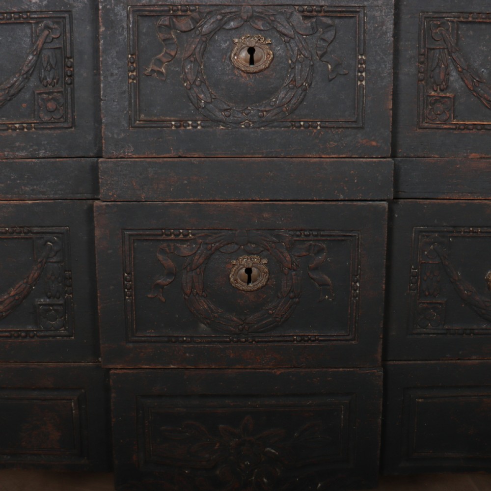 French Painted Breakfront Commode View VI