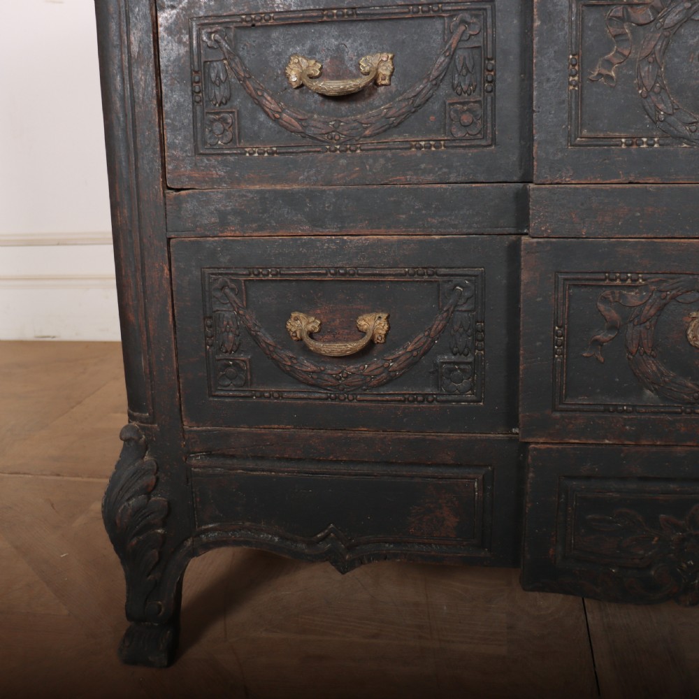 French Painted Breakfront Commode View VII