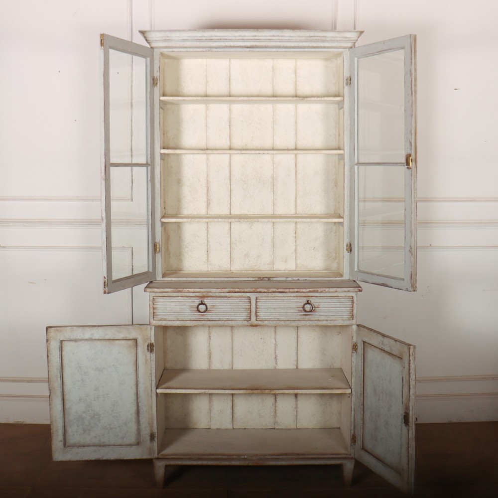 19th Century Swedish Painted Bookcase View XI