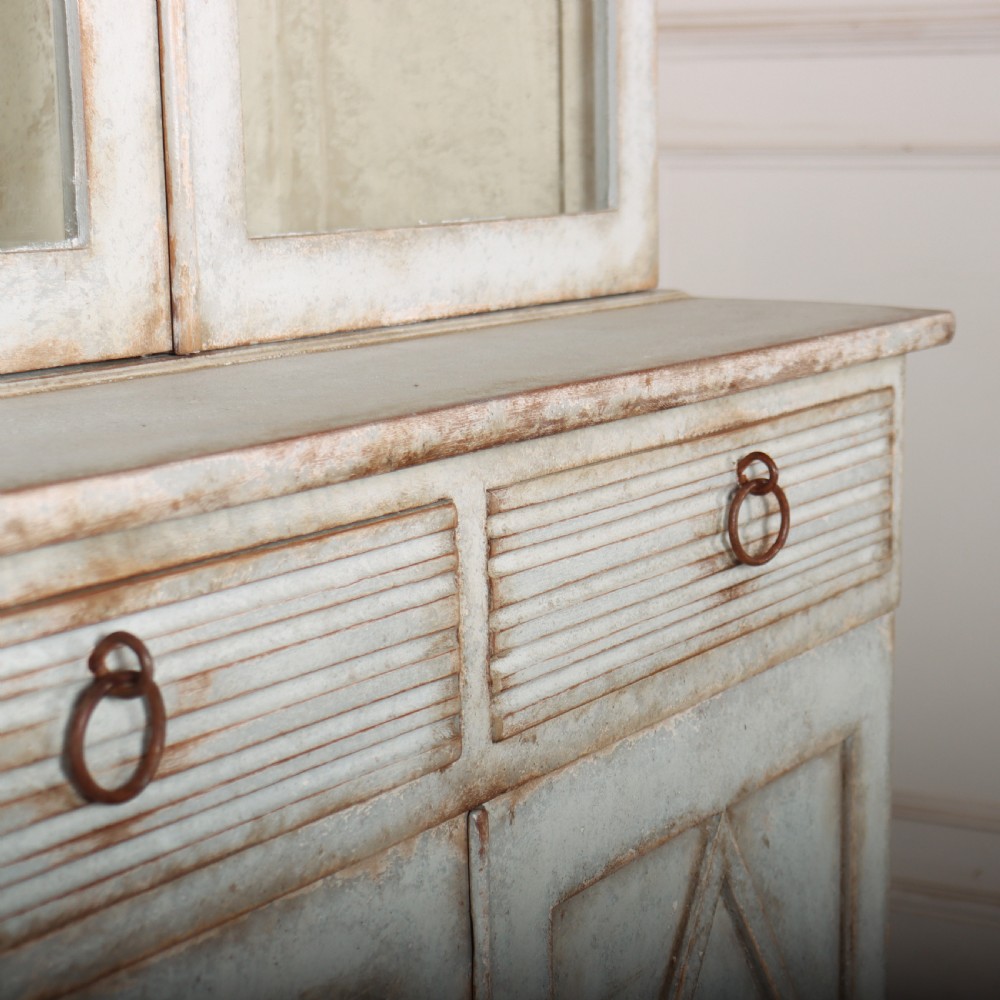 19th Century Swedish Painted Bookcase View XVI