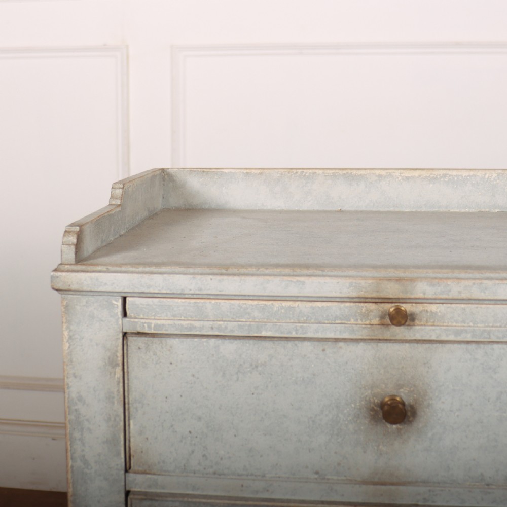 Swedish Painted Bedside Cabinet View III