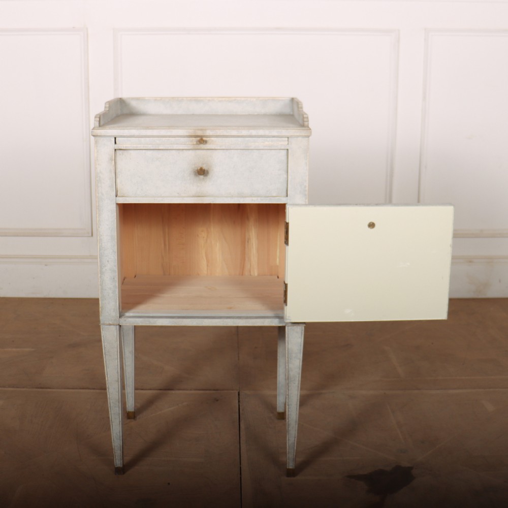 Swedish Painted Bedside Cabinet View VII