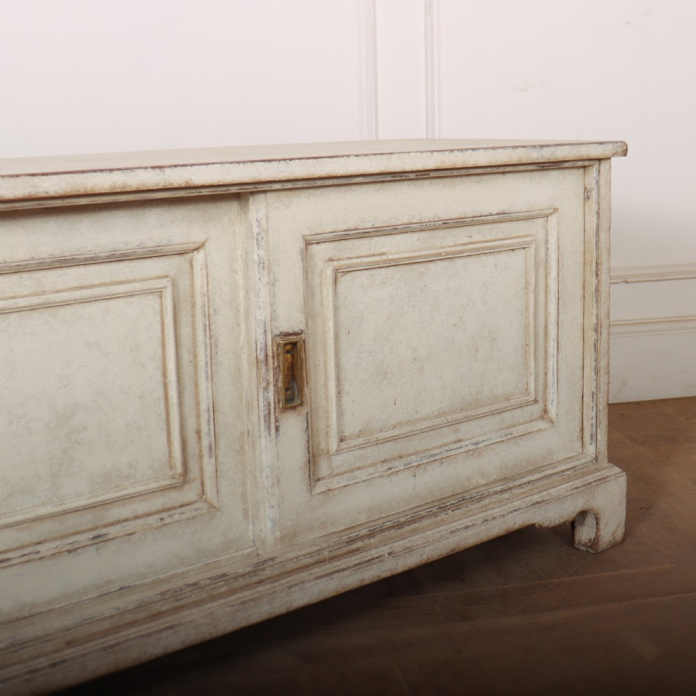 English Painted Low Dresser Base View IV