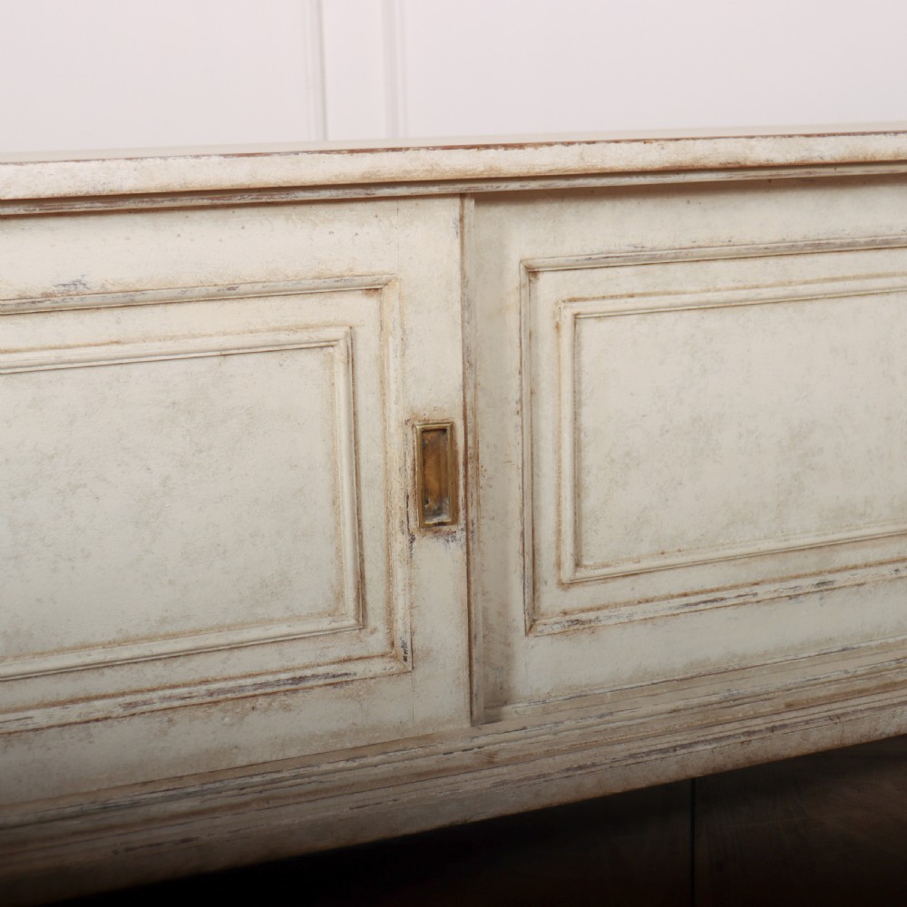 English Painted Low Dresser Base View V