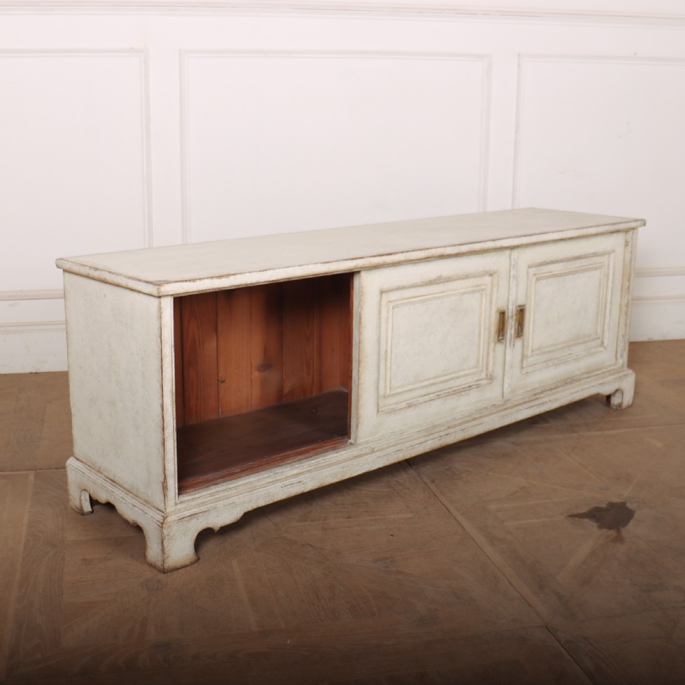 English Painted Low Dresser Base View VII