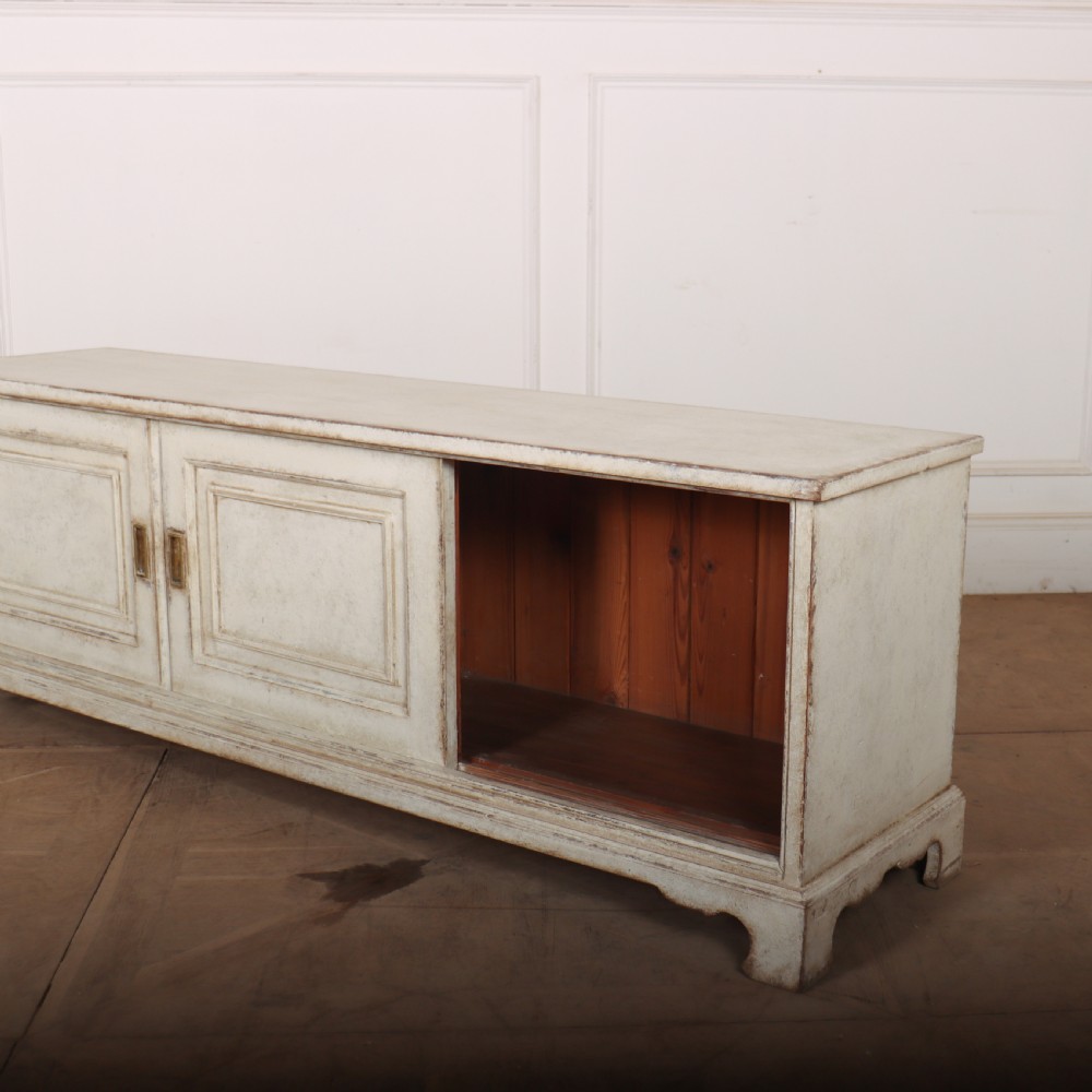 English Painted Low Dresser Base View VIII