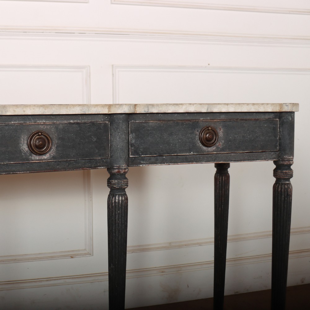 Narrow Regency Painted Console Table View IV