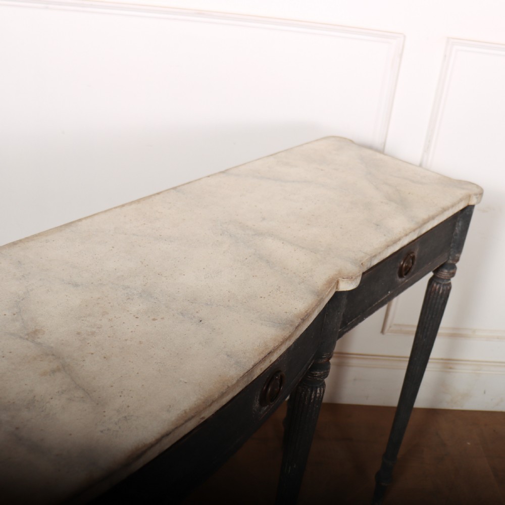 Narrow Regency Painted Console Table View V
