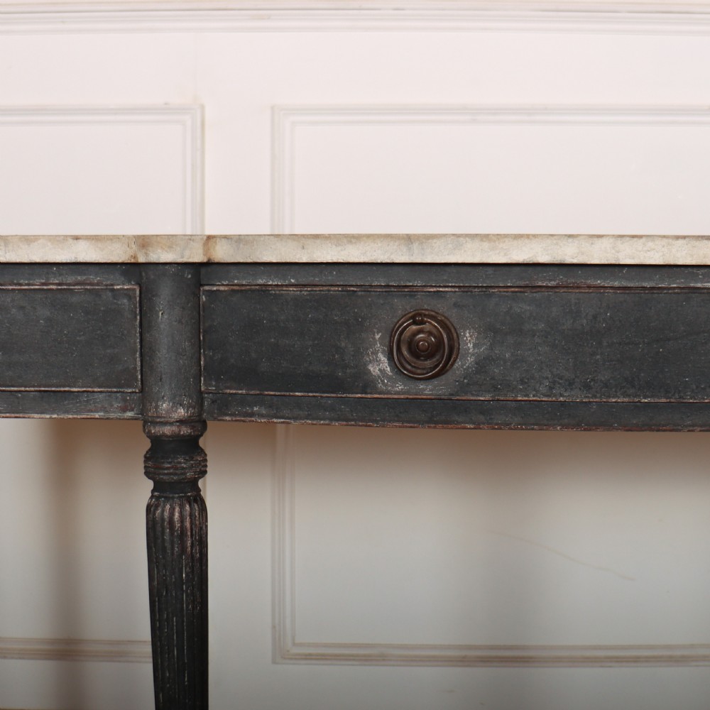 Narrow Regency Painted Console Table View VI