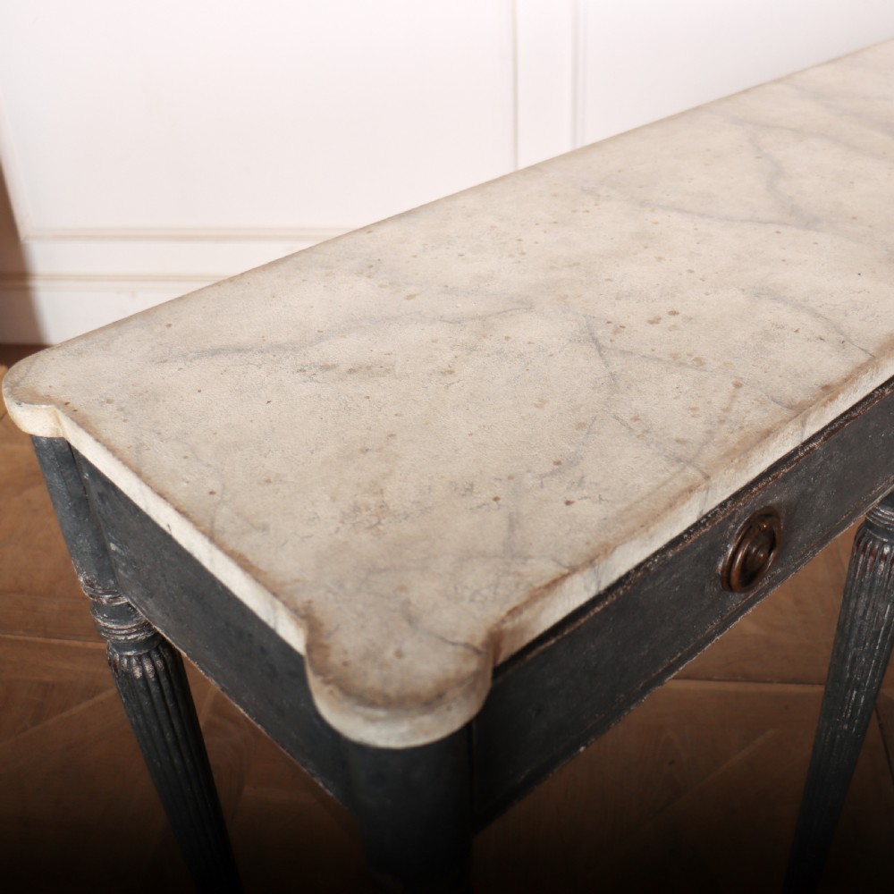Narrow Regency Painted Console Table View X