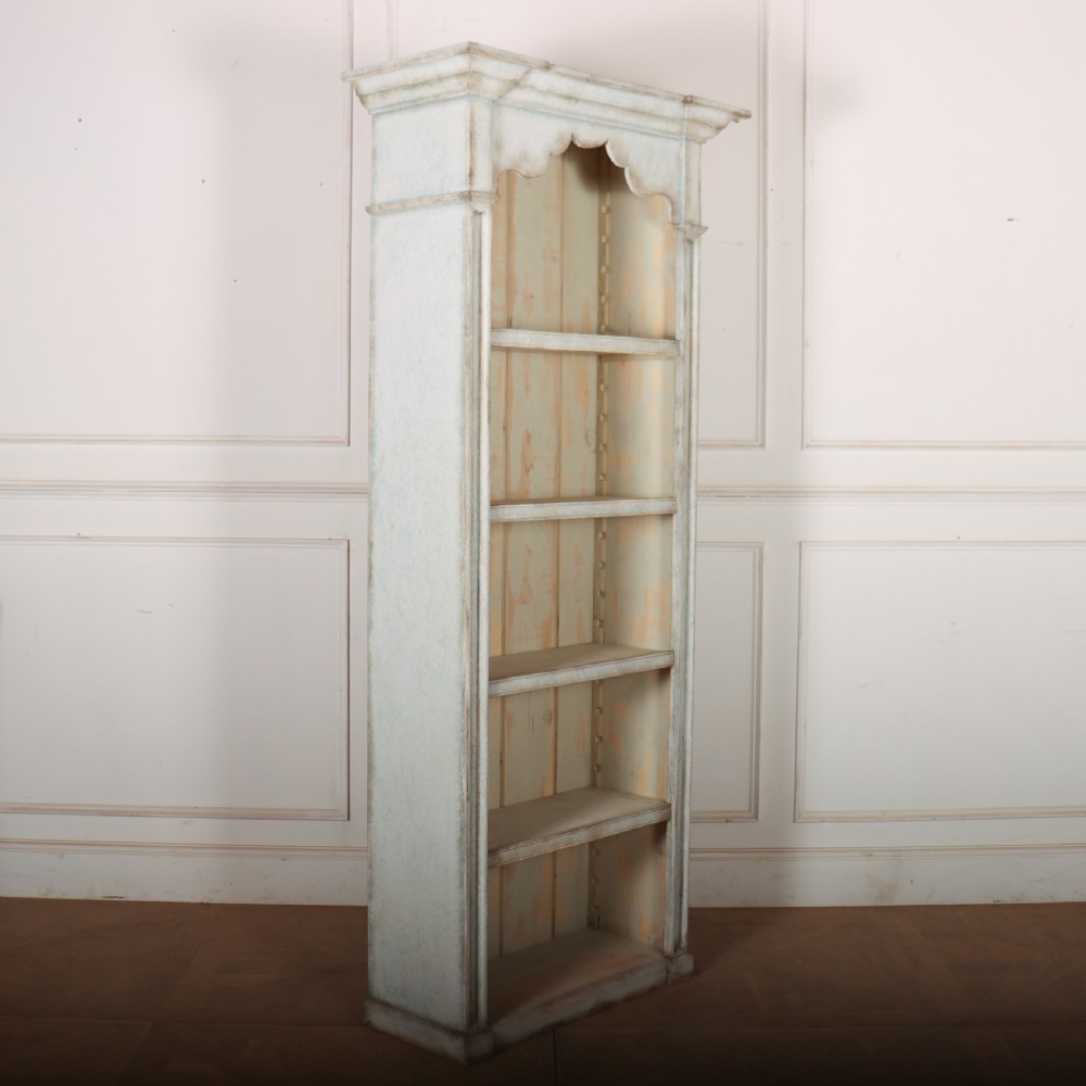 Narrow Painted French Bookcase View VIII