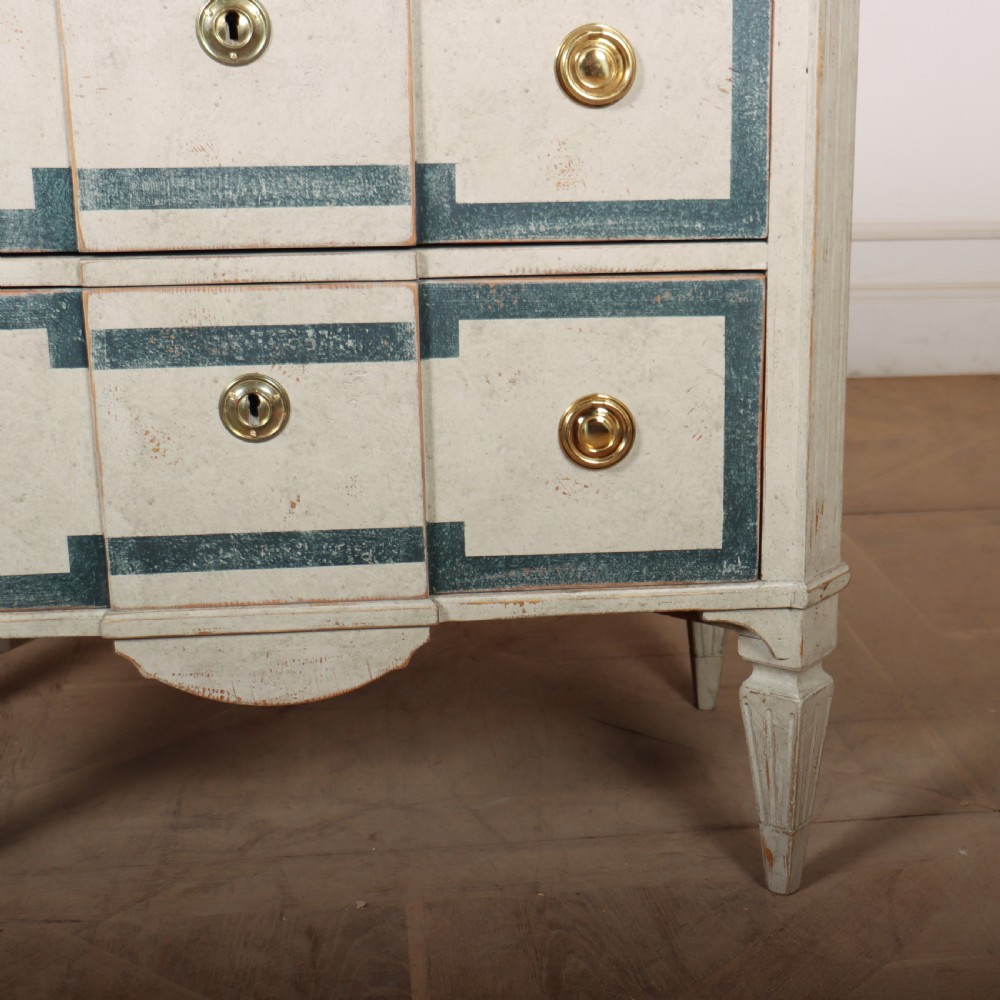 Pair of Swedish Painted Commodes View V
