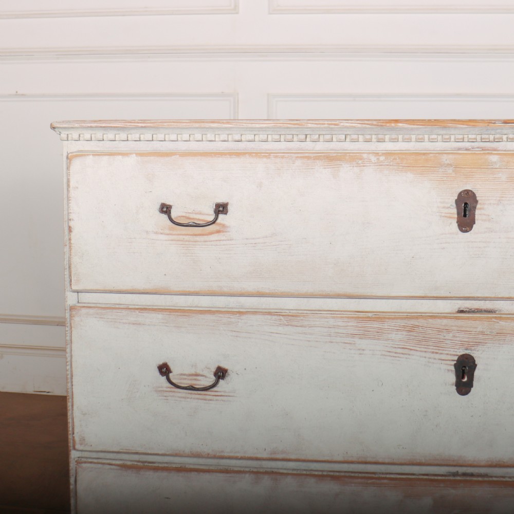 Swedish Painted Pine Commode View II