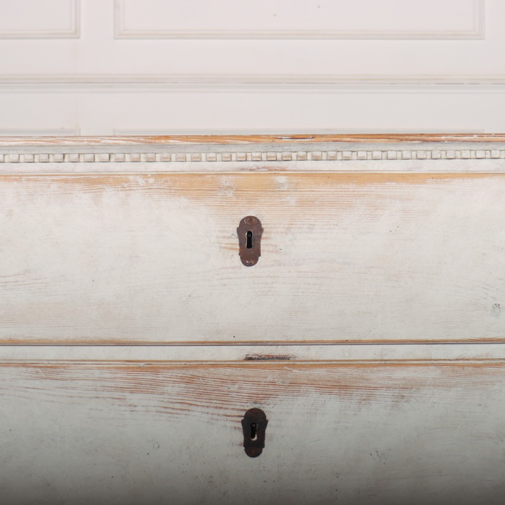Swedish Painted Pine Commode View V
